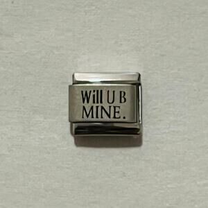 WILL U B MINE Italian Charm Bracelet Link